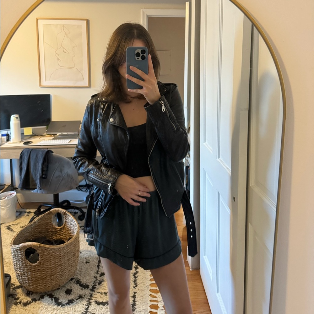 Lucky brand vintage authentic leather jacket xs